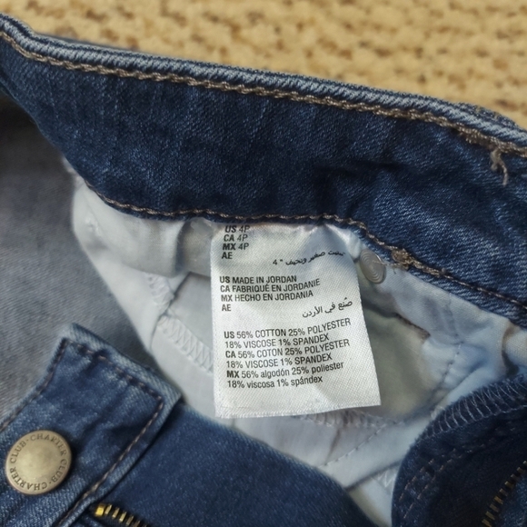 Charter Club Bristol Capri Jeans Blue Denim 4P Lot Of 2 Pants - Picture 9 of 11